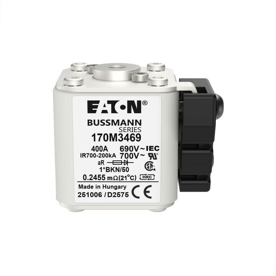 Zekering hoge snelheid 400A AC 690V 200kA compact 1 aR VVE=6