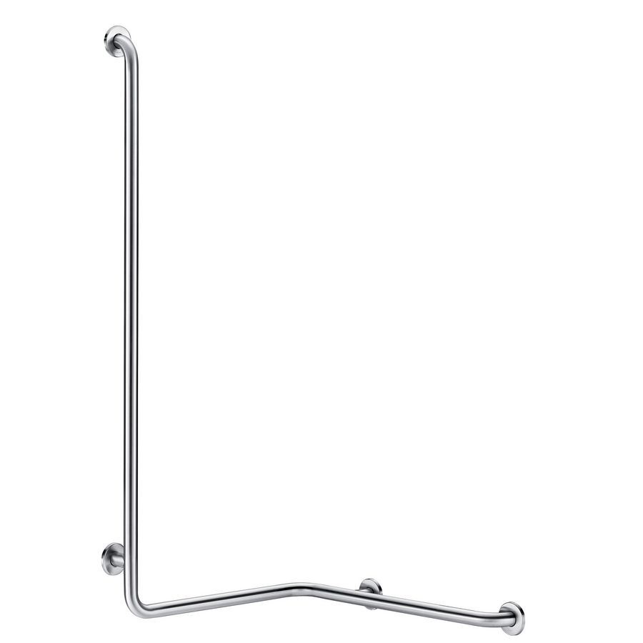 Douchegreep haaks (rechts) diam.32 RVS mat gepolijst