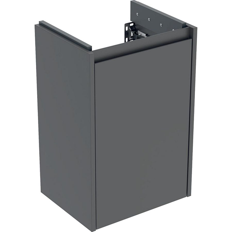 Onderkast voor fontein 1 deur 40x60.6x31.1cm Breedte wastafel=45cm lava / gelakt zijdemat