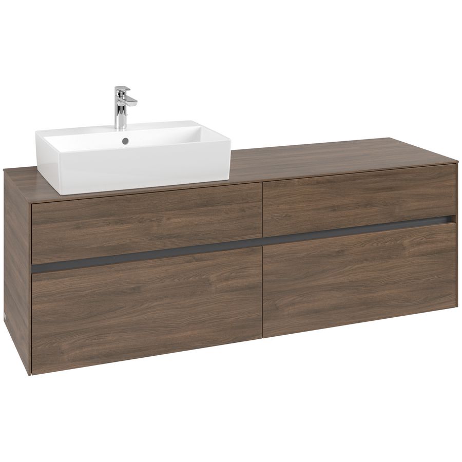 Wastafelonderkast Collaro 1600x548x500mm Ariz.Oak C13500VH