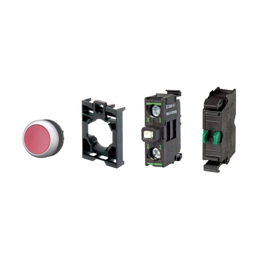 Signaaldrukknop M22-DL-R-K10LED230-BVP