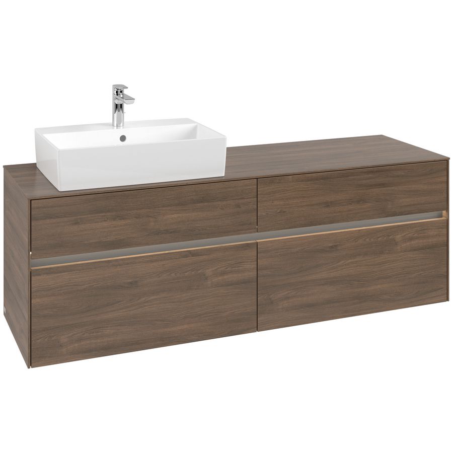 Wastafelonderkast Collaro 1600x548x500mm Ariz.Oak C135B0VH