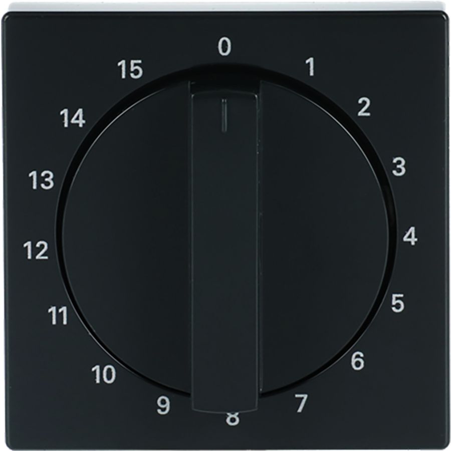 Centraalplaat + greep voor 1070U 15min f-antraciet (1770-81-103)