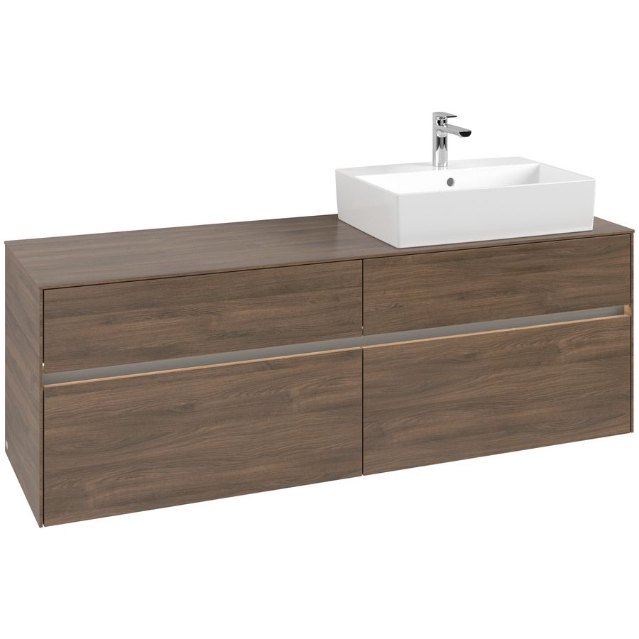 Wastafelonderkast Collaro 1600x548x500mm Ariz.Oak C136B0VH