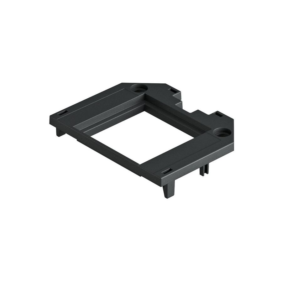 Afdekplaat voor UT3 en UT4 1 Modul45 61x76x4 zwart VVE=10