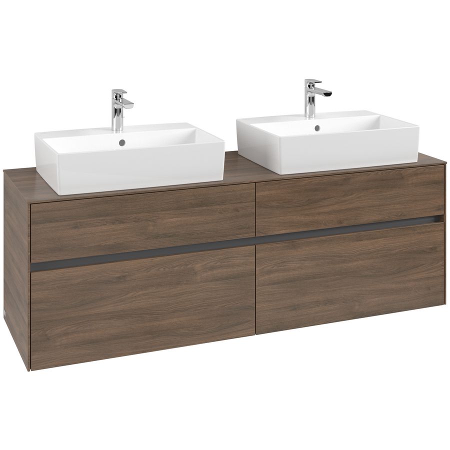 Wastafelonderkast Collaro 1600x548x500mm Ariz.Oak C13700VH