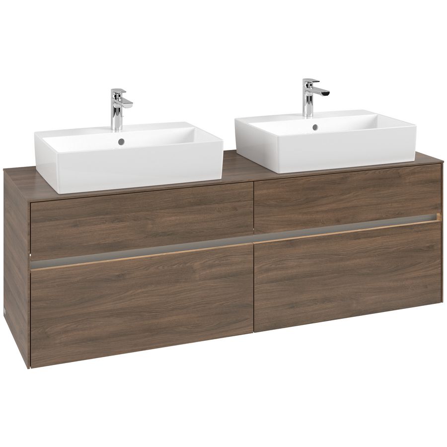 Wastafelonderkast Collaro 1600x548x500mm Ariz.Oak C137B0VH