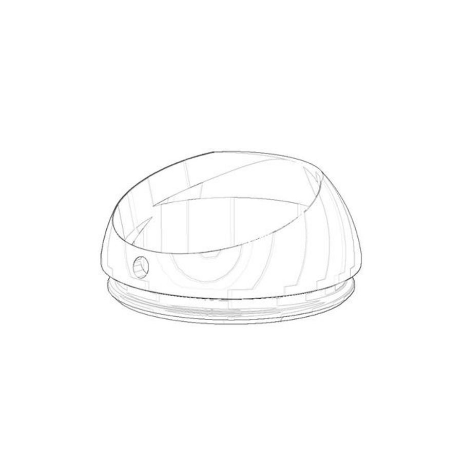 Kapje 43x20mm chr 092830017-00