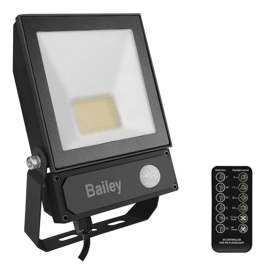 Schijnwerper LED Slim II Sensor 50W 5500lm 4000K IP65
