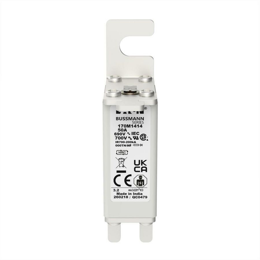 Zekering hoge snelheid 50A AC 690V 200kA 000 gR IEC VVE=10