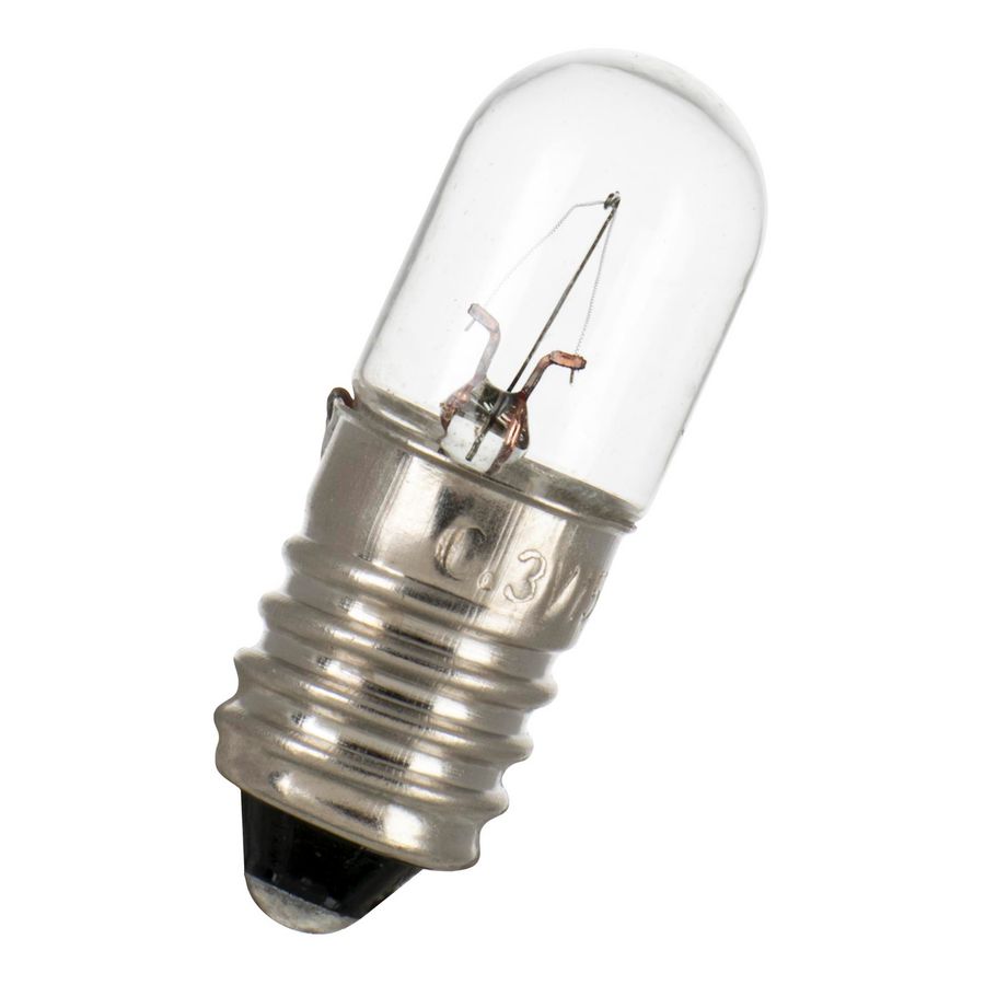 Lamp E10 T10X28 12V 100mA 1.2W C-2V VVE=10