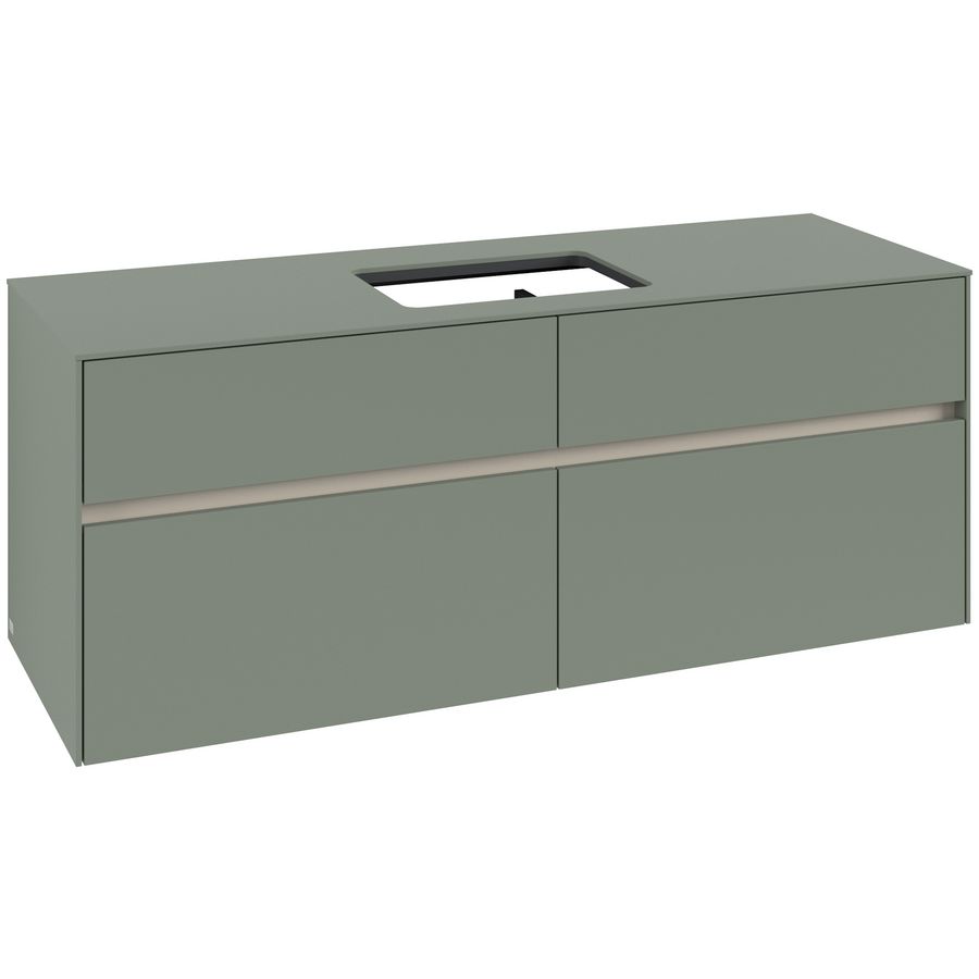 Wastafelonderkast Collaro 1400x548x500mm Soft Green C116B0AF