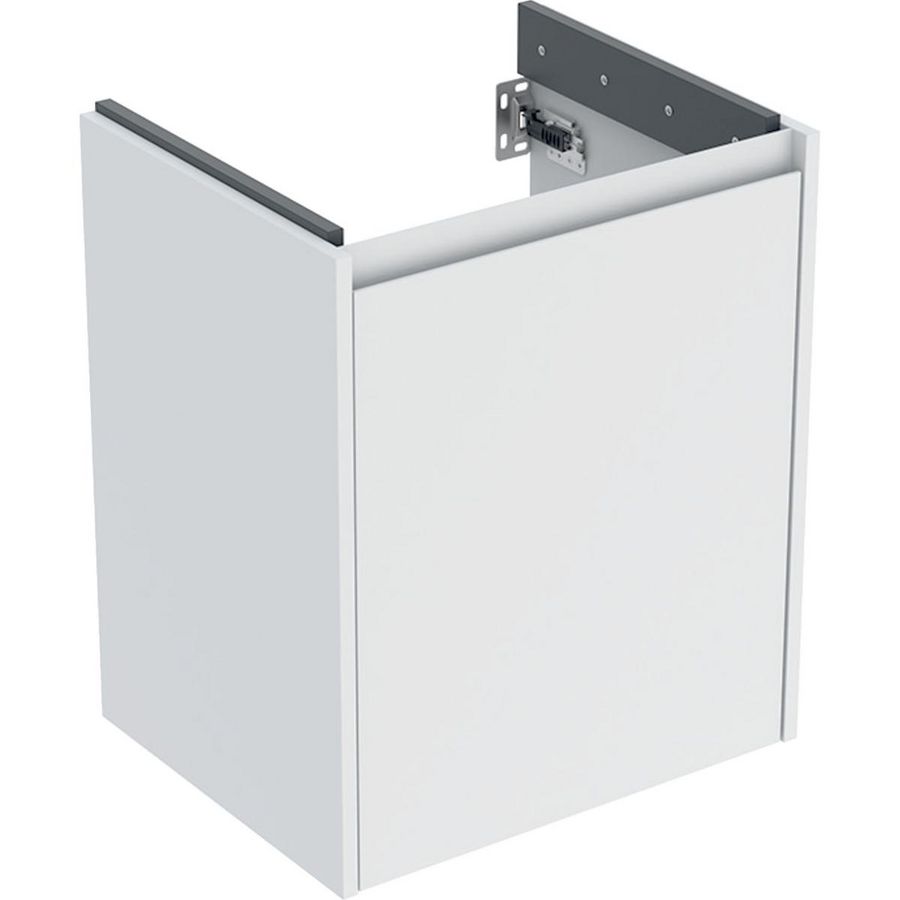 Onderkast voor wastafel 1 deur 50.4x60.6x40.4cm Breedte wastafel=55cm wit / gelakt zijdemat