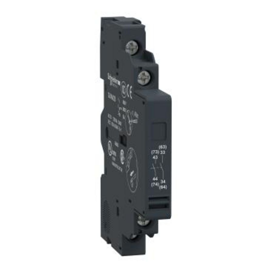 Hulpcontact N/O + N/O Zijkant Accessoires TeSys GV2