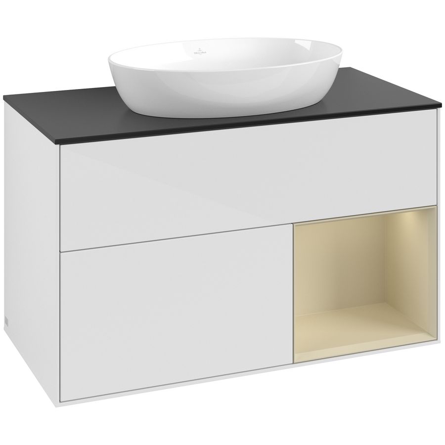 Wastafelonderkast Finion 1000x603x501mm G.White.L FA22HJGF