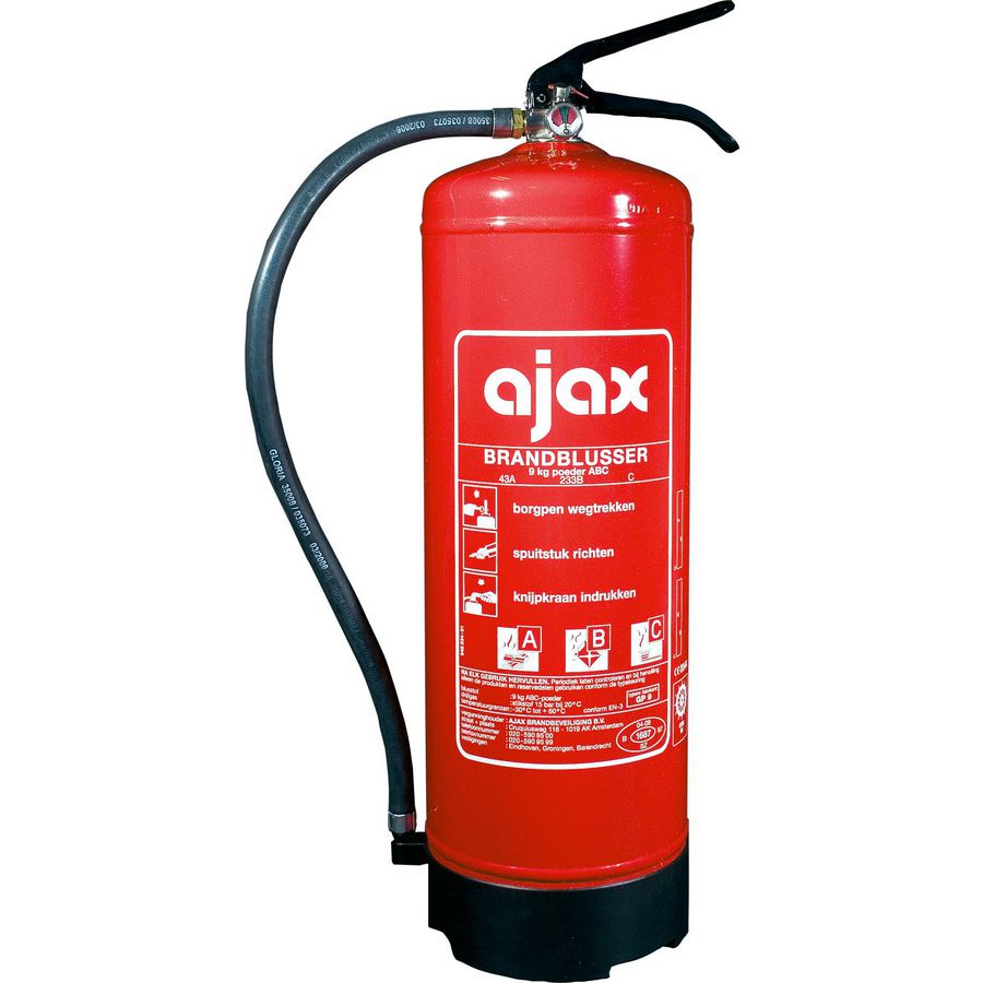 Handblusser / poederblusser GP12 12kg ABC-poeder permanente druk (809-193012)
