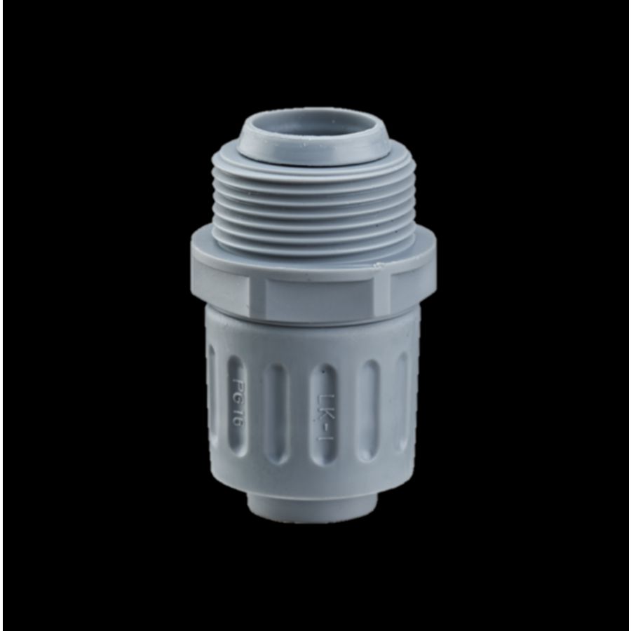 Slangwartel kunststof Ø10mm M12 IP54 grijs VVE=50