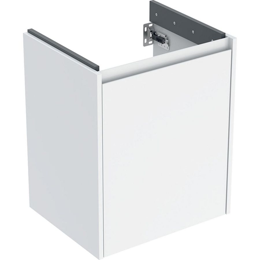 Onderkast voor wastafel 1 deur 50.4x60.6x40.4cm Breedte wastafel=55cm wit / gelakt zijdeglans