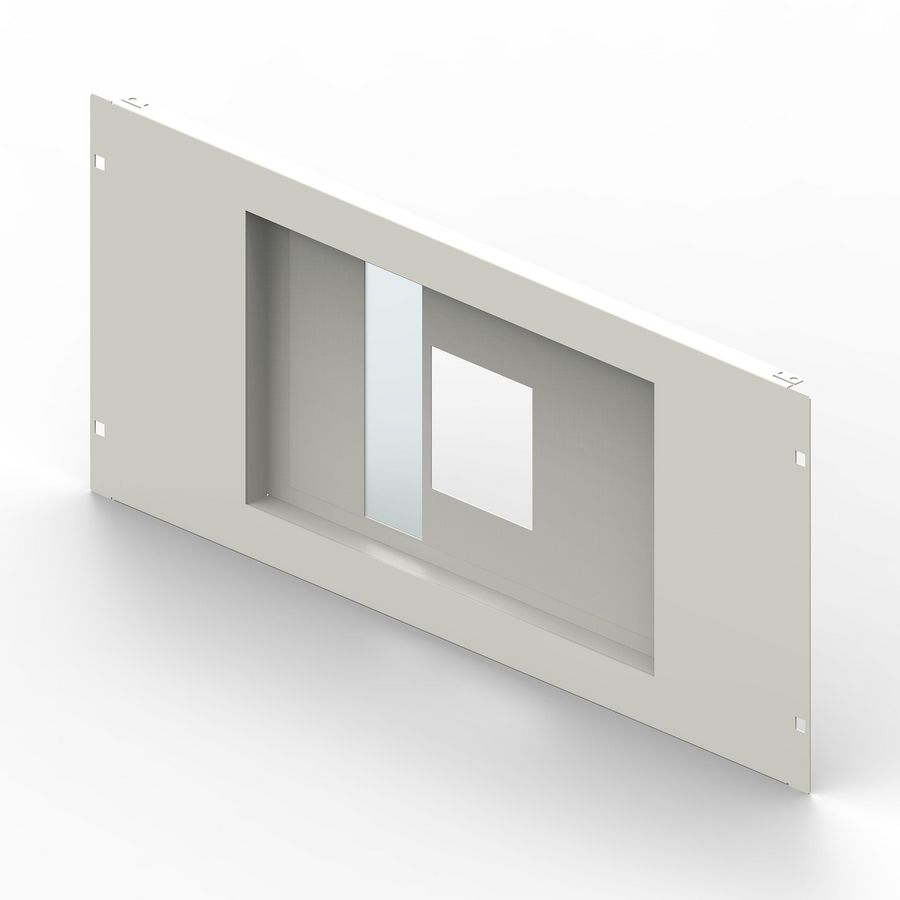 Frontplaat 3-polig DPX-IS 1600 Hori. XL3S 4000 breedte 36 mod