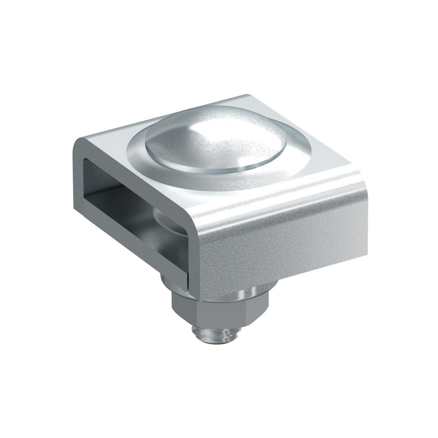 Verbindingsstuk met bout en moer B3 rvs SS316L VVE=50