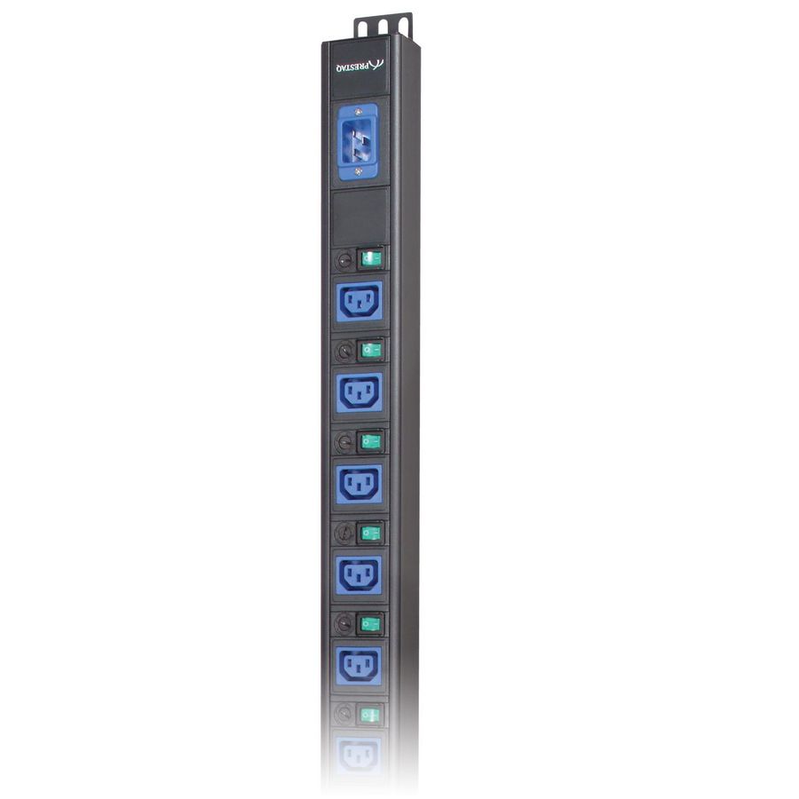 PowRguard 19" Inlet: C20 Locked - 14 Power on/off & fused C