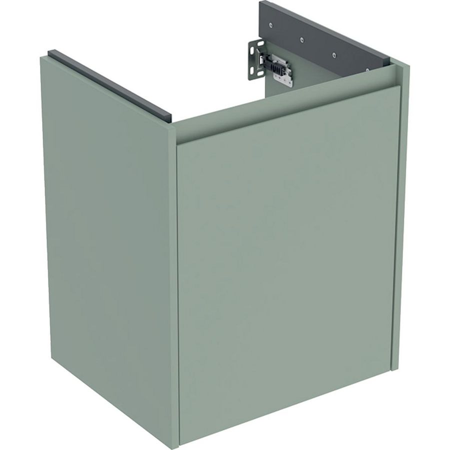 Onderkast voor wastafel 1 deur 50.4x60.6x40.4cm Breedte wastafel=55cm saliegroen / gelakt zijdemat