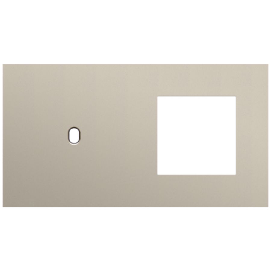 Afdekplaat 2-voud horiz. 71mm centerafst. 166-57805