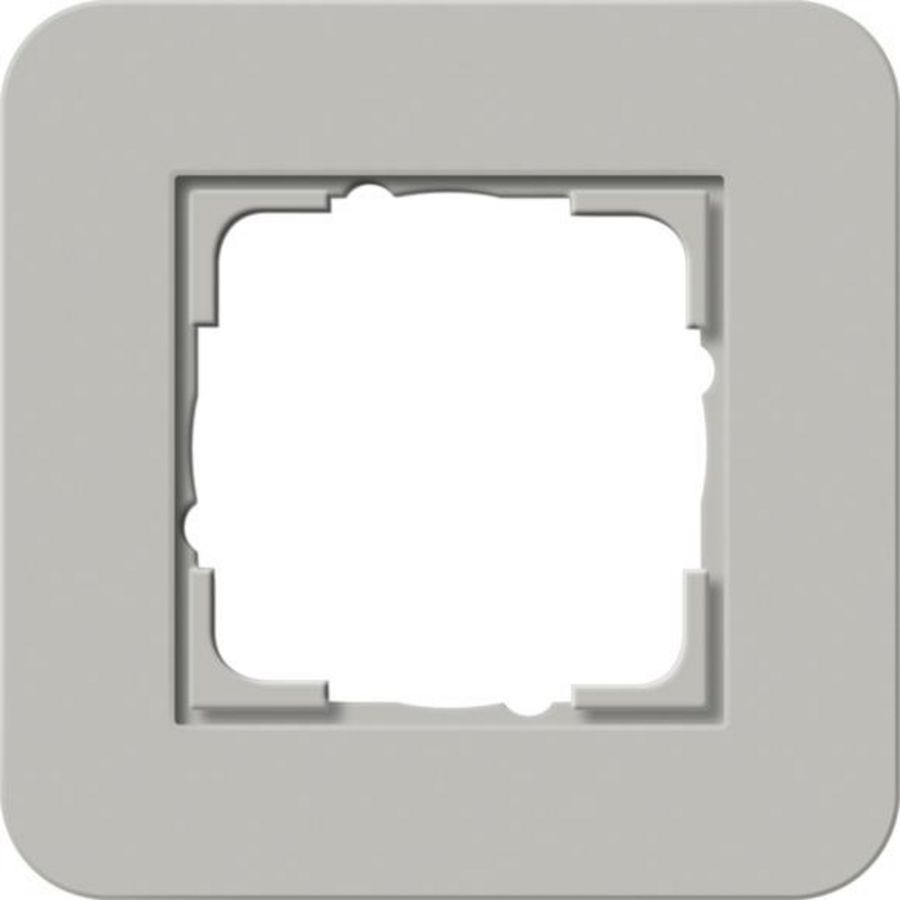Afdekraam 1-voudig Gira E3 grijs/antraciet