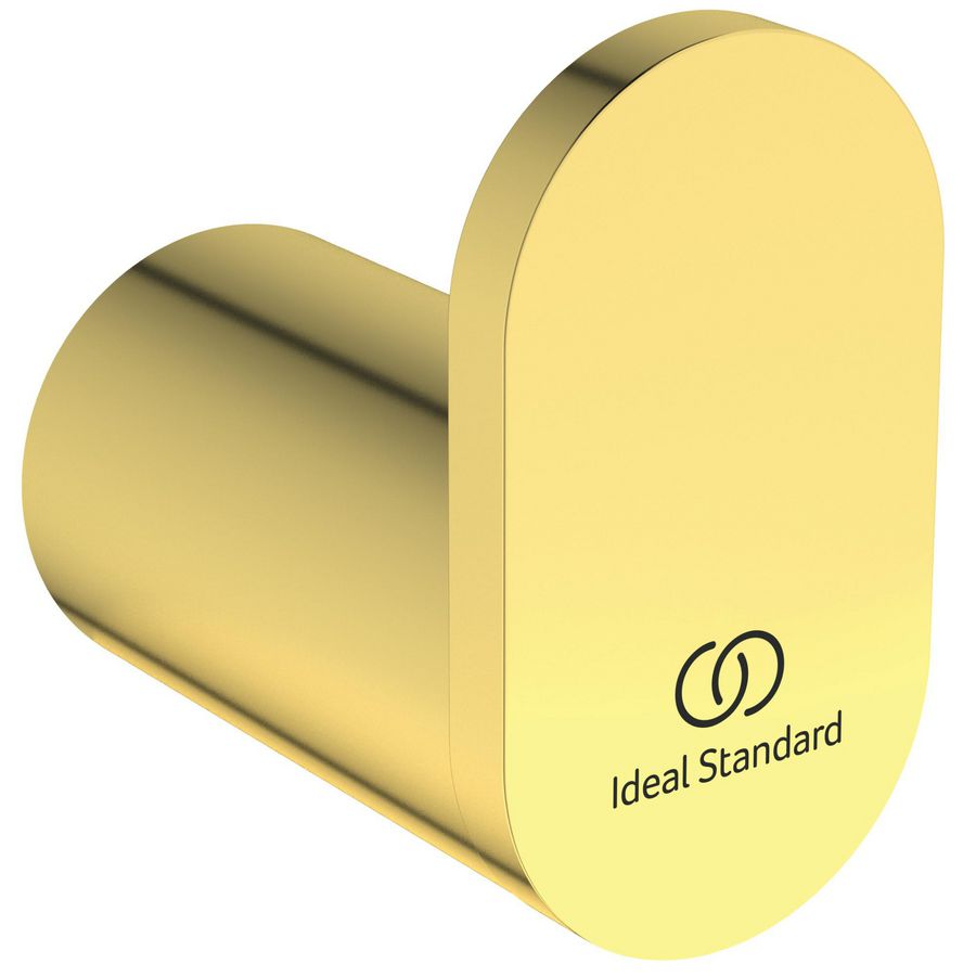 conca handdoekhaak rond enkel brushed gold (mat goudkleurig) T4507A2