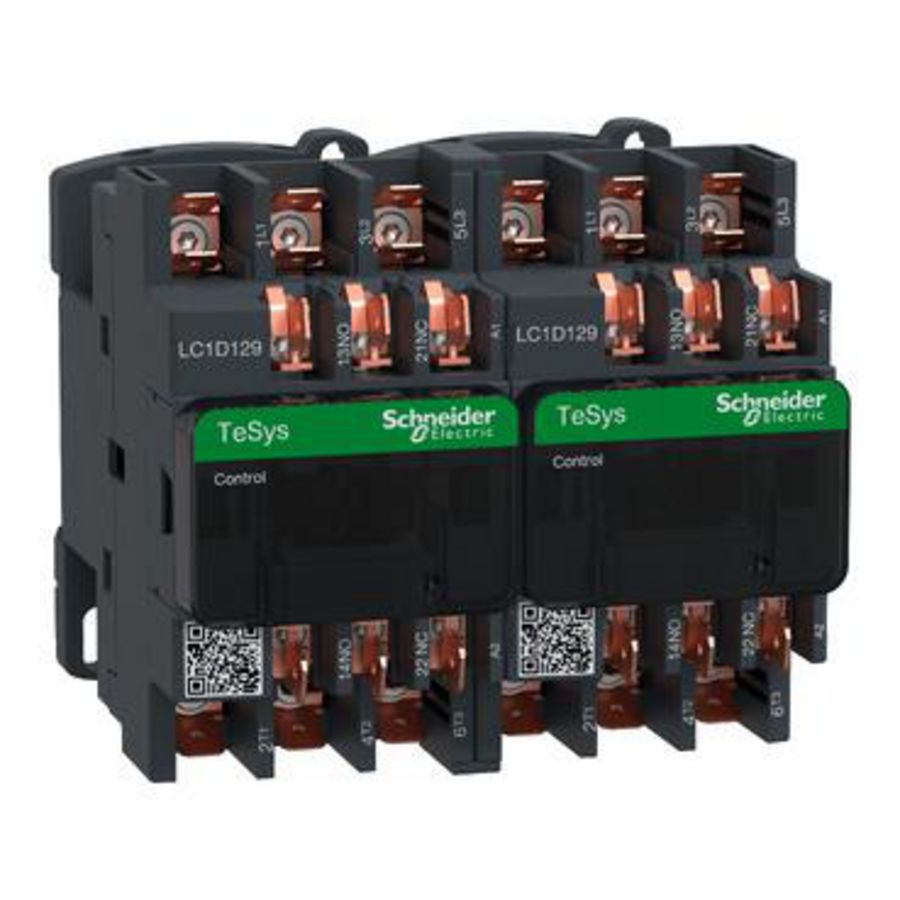 Omkeercont. 12A 3M/HCM+V Mechanisch verg. -Stuurspannin D