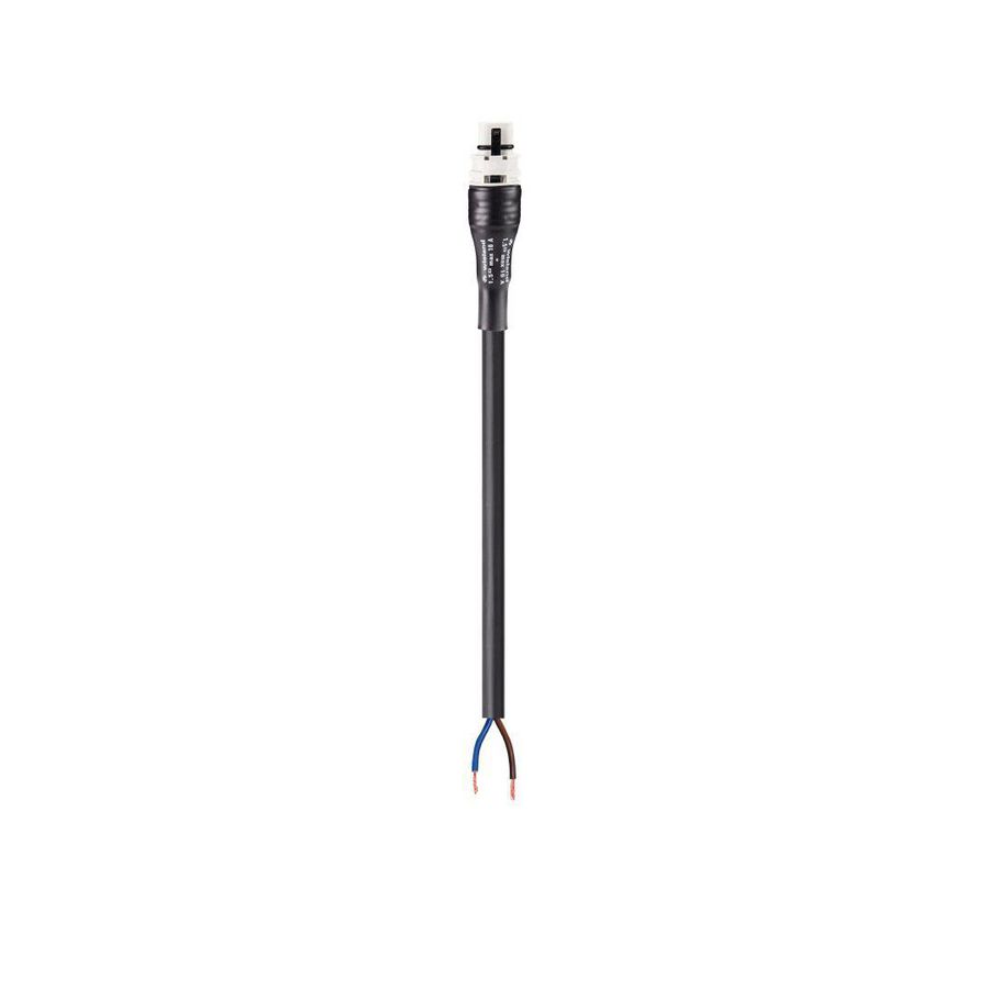 Aansluitsnoer RST20I2 male 1,5mm² 100cm grijs PVC 70°C VVE=75