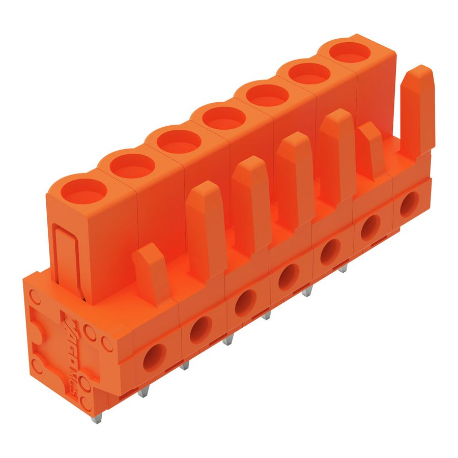 THT FE steker RE raster 5,08mm oranje 232-167 VVE=50
