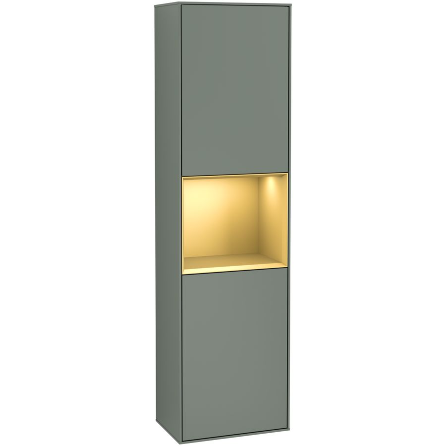 Hoge kast Finion 418x1516x270mm Olive Matt Lacquer F470HFGM