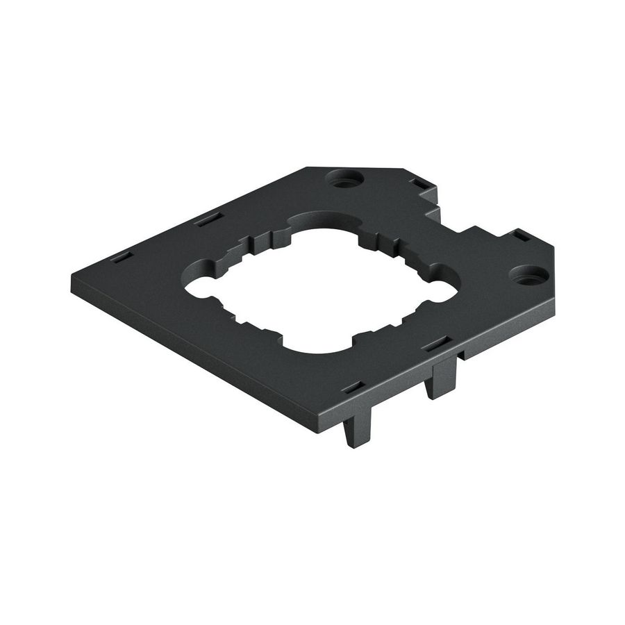 Afdekplaat voor UT3, draagring 82,5x76x4 zwart 9 VVE=10