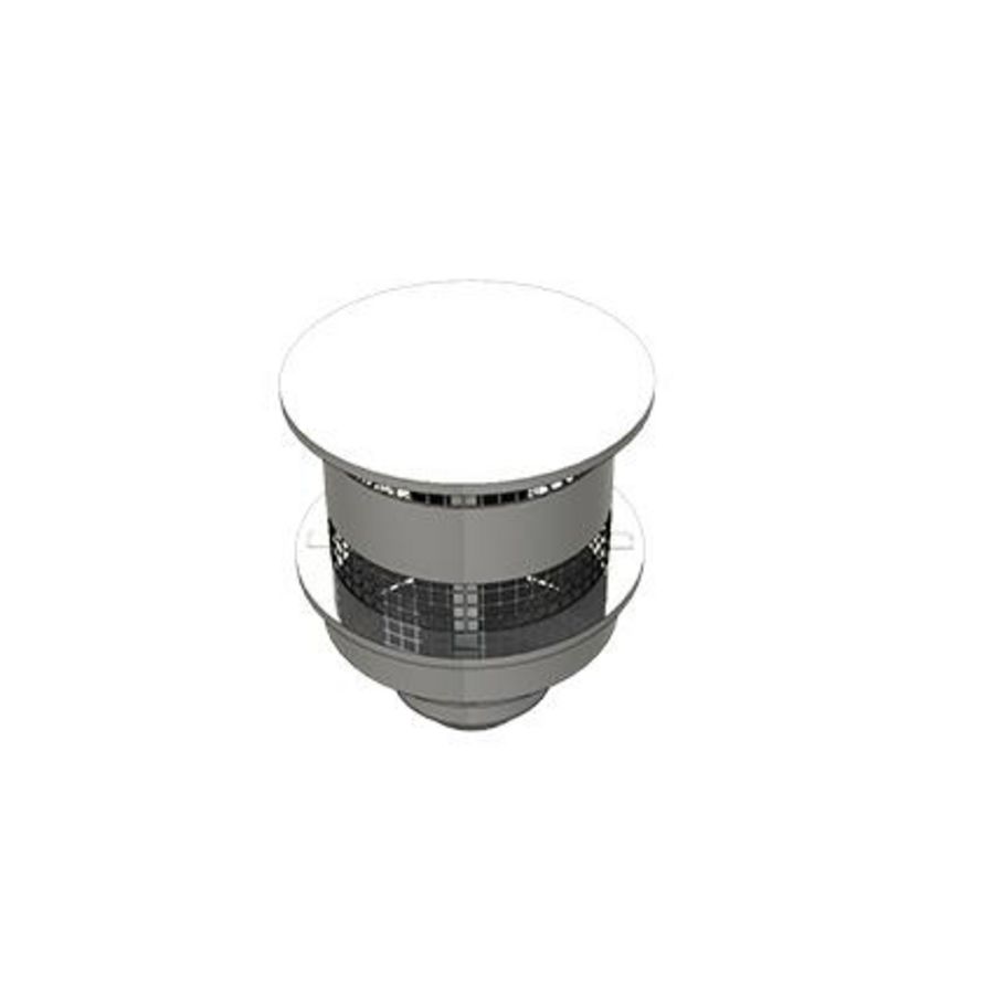 Dakterminal RVS Ø200/150/100