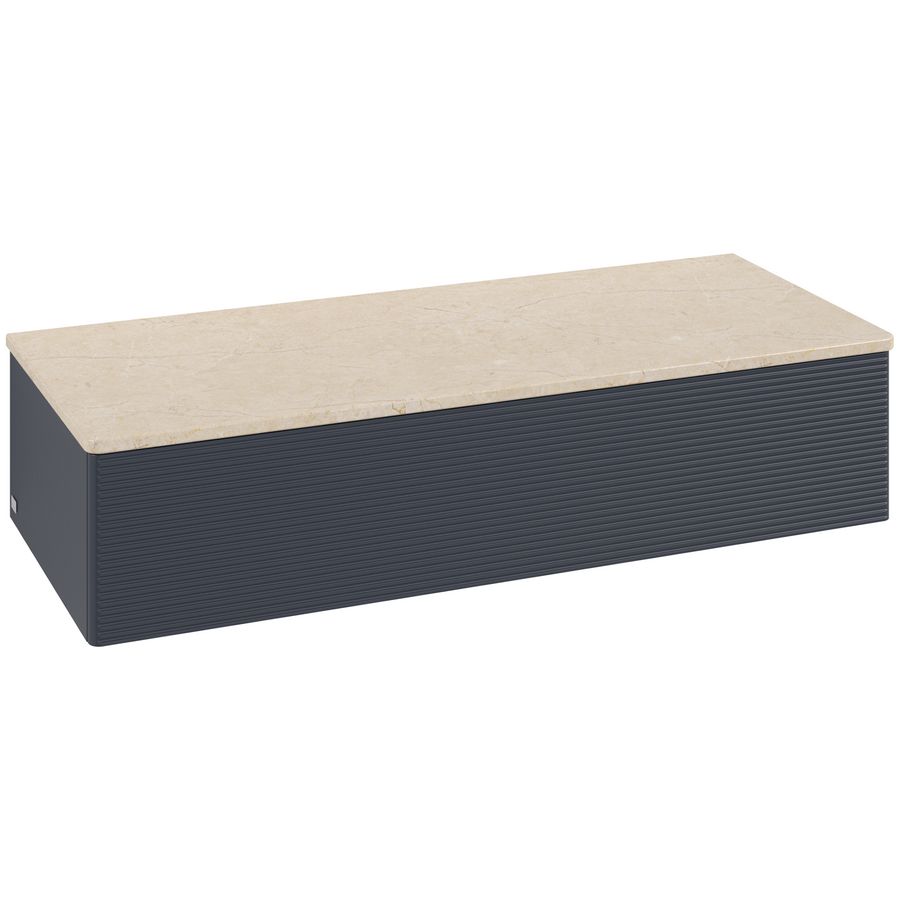 Sideboard Antao 1200x268x500mm Mid.Blue Matt Lacquer K41103HG