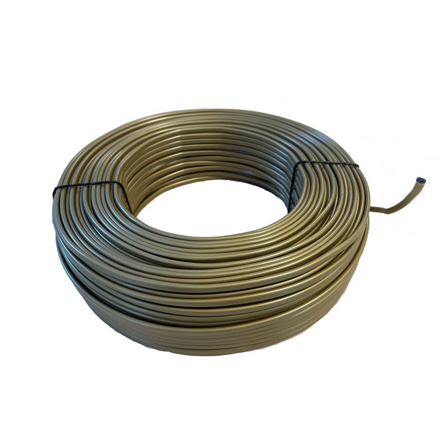 RolA 100m. Kabel PVC ovaal 2x0,75mm² goud