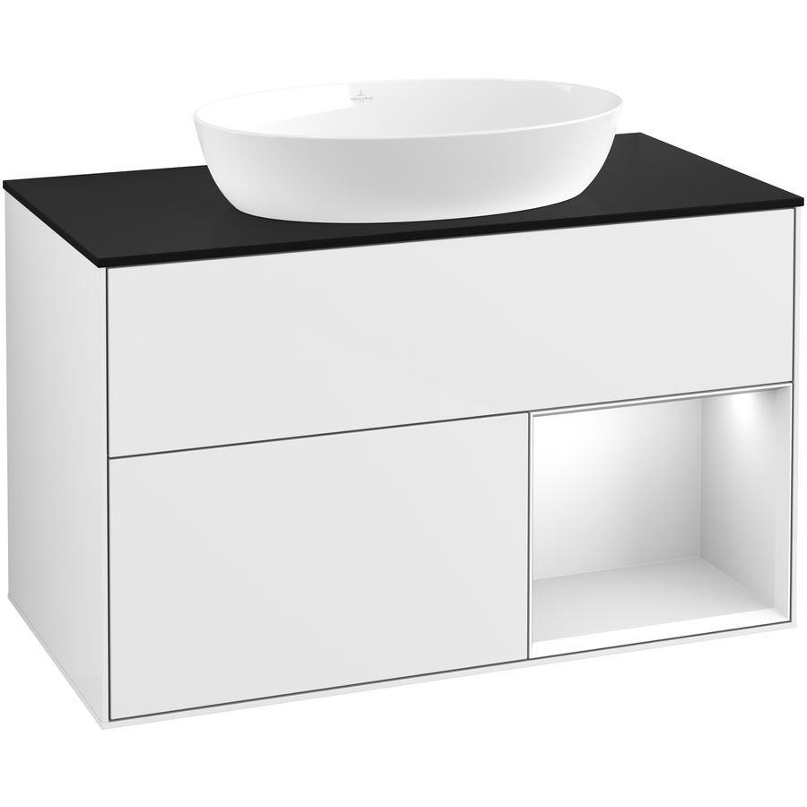 Wastafelonderkast Finion 1000x603x501mm G.White.L FA22MTGF