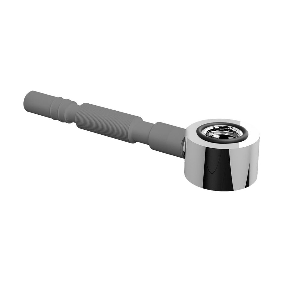 Meubelsifon ABS chroom 1.1/4" WASH ME incl. flexibele afvoerslang (l=220-680mm)