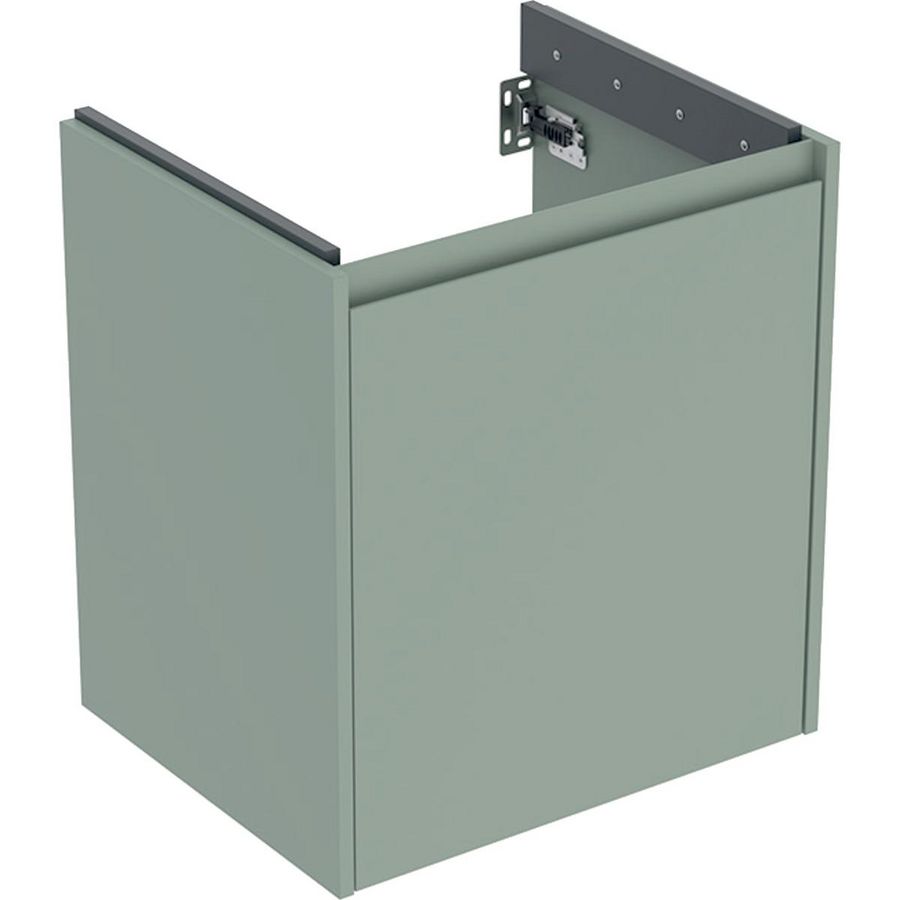 Onderkast voor wastafel 1 deur 54.6x60.6x44.6cm Breedte wastafel=60cm saliegroen / gelakt zijdemat