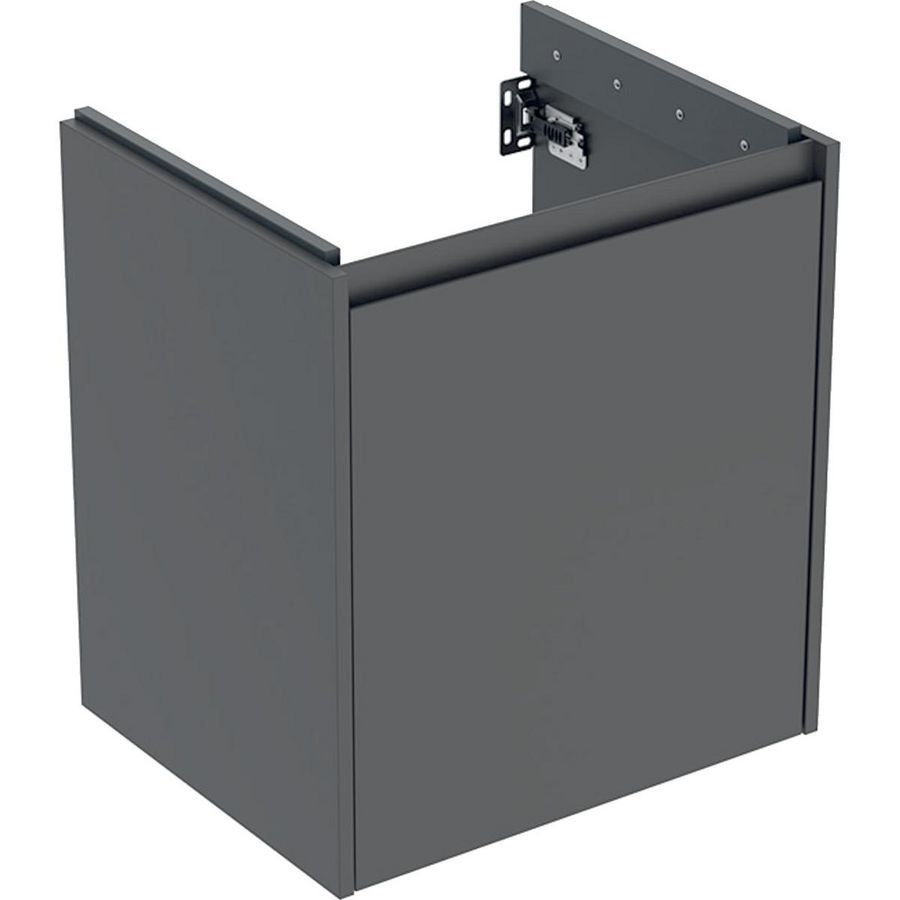 Onderkast voor wastafel 1 deur 54.6x60.6x44.6cm Breedte wastafel=60cm lava / gelakt zijdemat