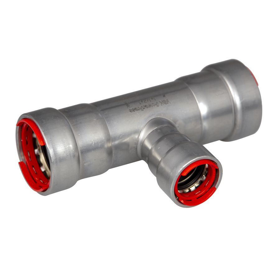 T-koppeling verlopend POWERPRESS dikwandig C9415 1.1/4"x3/4"x1.1/4"