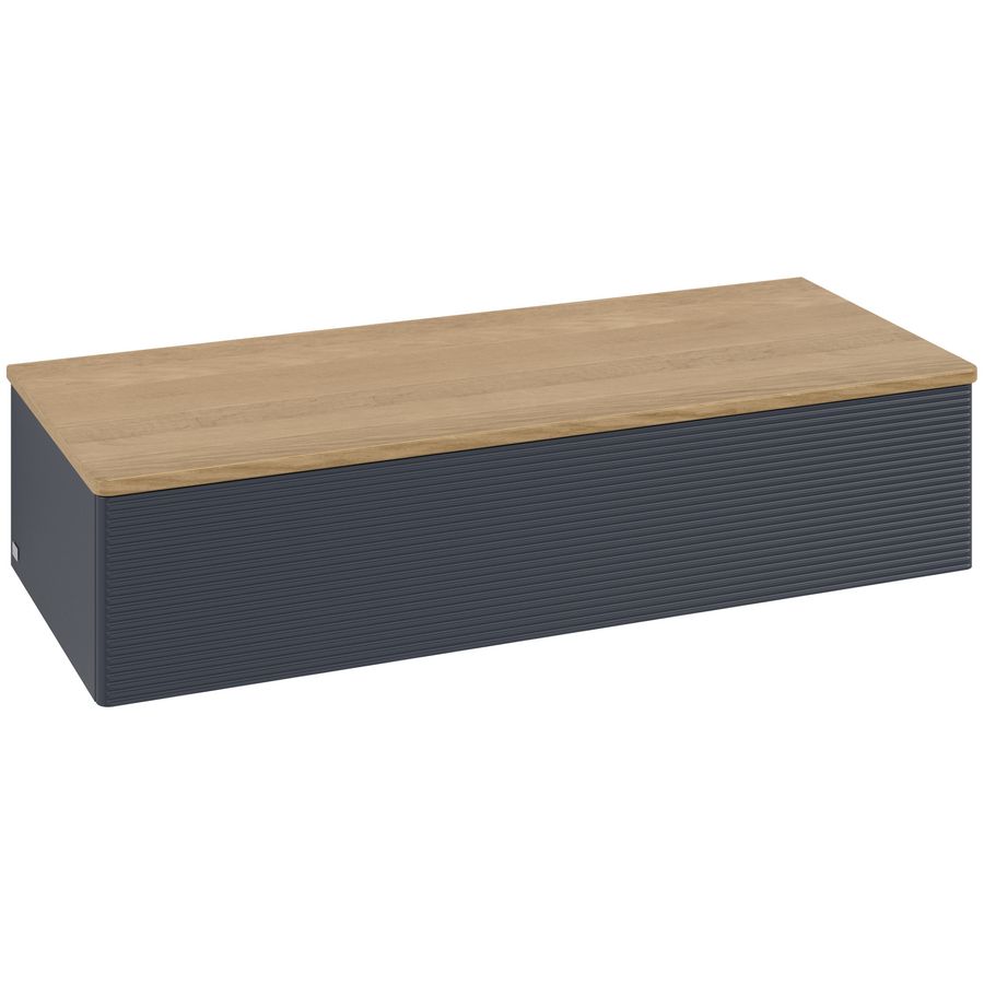 Sideboard Antao 1200x268x500mm Mid.Blue Matt Lacquer L41101HG