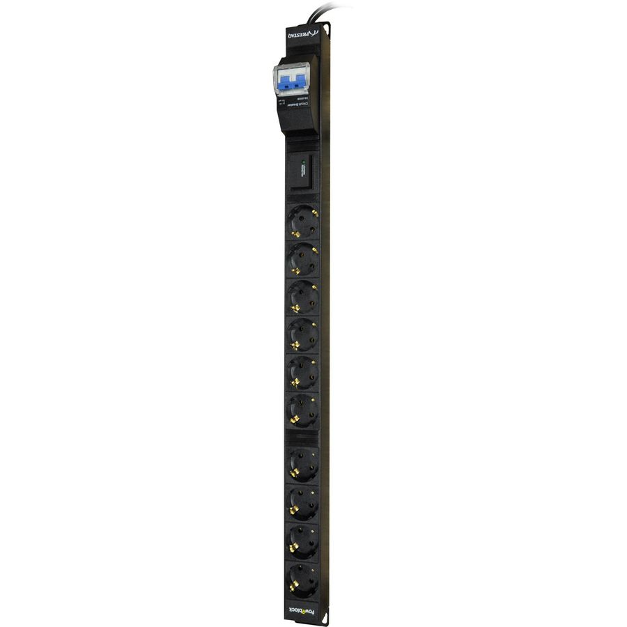 PowRblock 10 x Schuko + 16 Amp. Automaat and Surge protec