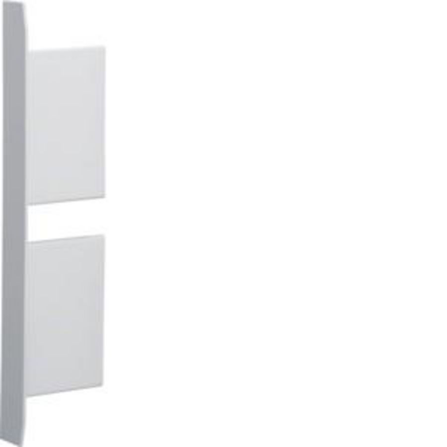 Wandgootsysteem BKIS dubbel eindstuk 25mm gipspl verkeerswit