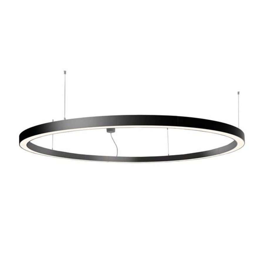 Plafond-/wandarmatuur NILO 1200mm dir./indir. 3K DALI zwart