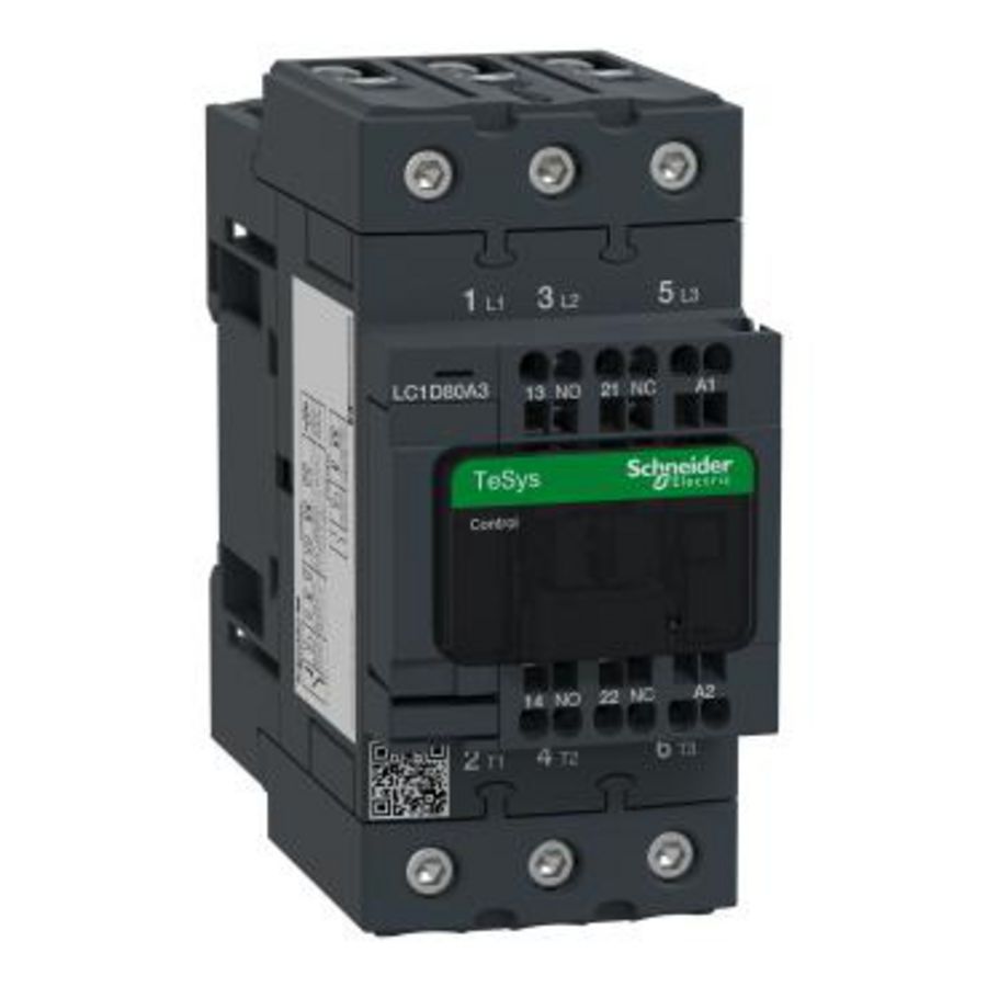 Contactor 3P 80A AC-3 <440V 230V AC 50/60Hz Ev TeSys D