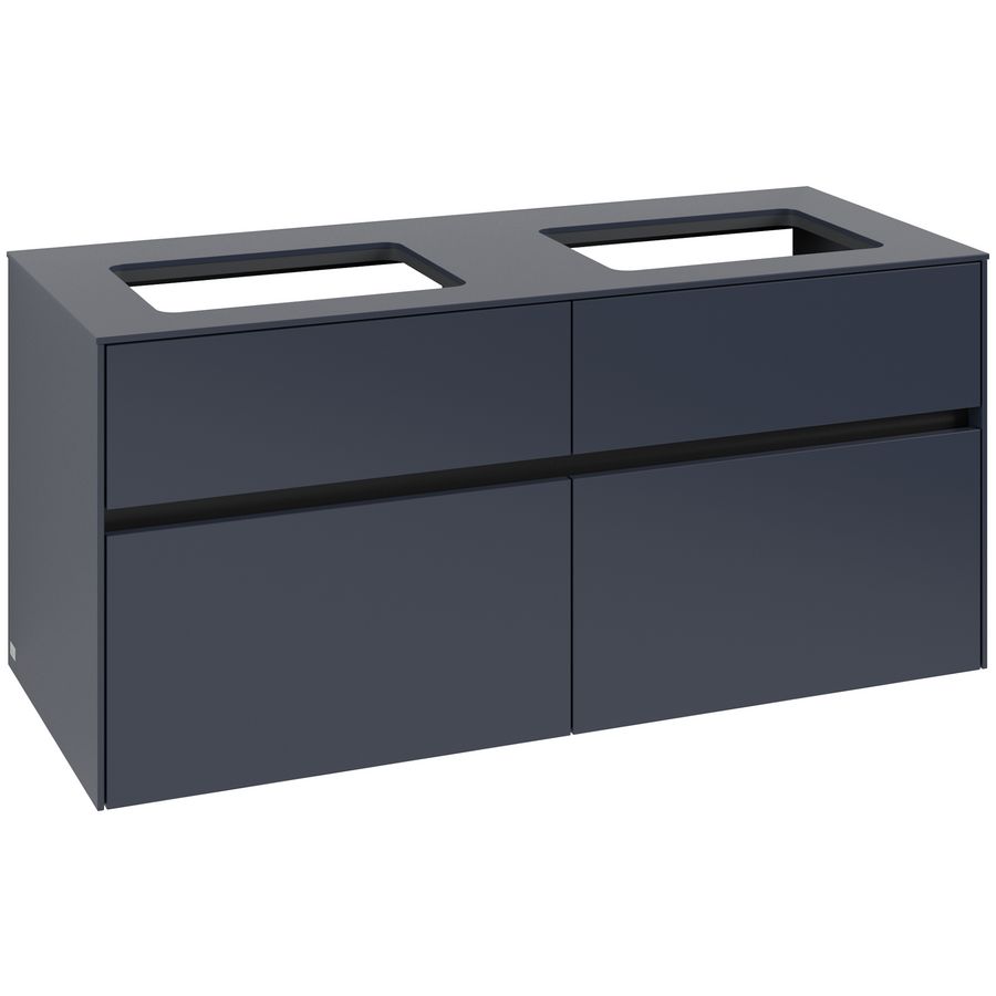 Wastafelonderkast Collaro 1200x548x500mm Marine Blue C115B0VQ