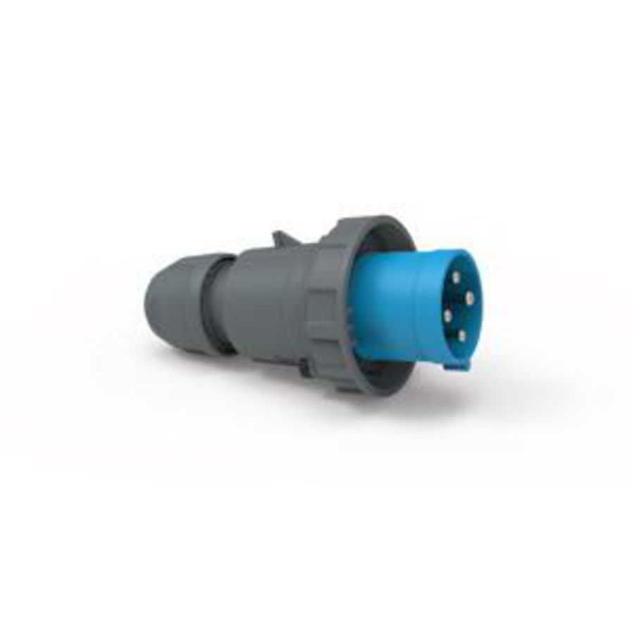 Steker 9h 63A 4P 230V IP67 MG Ni