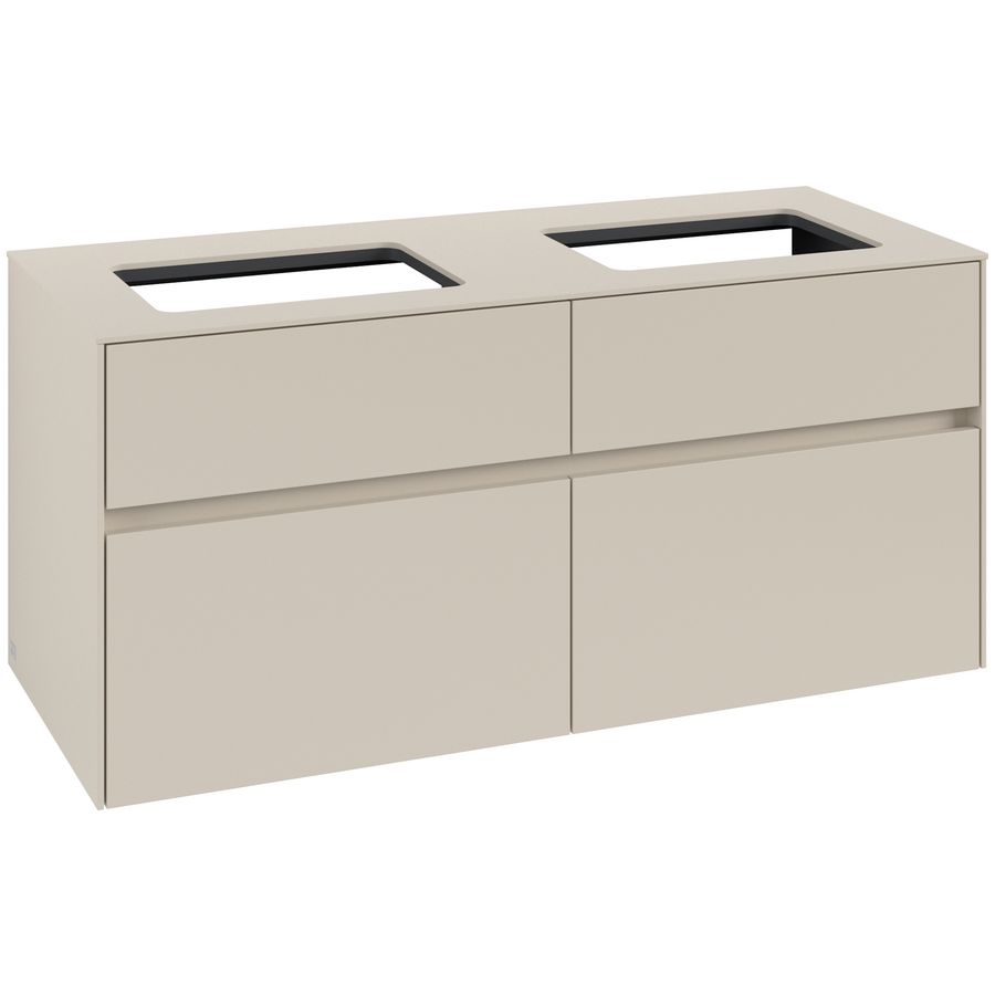 Wastafelonderkast Collaro 1200x548x500mm Cashmere Grey C115B0VN